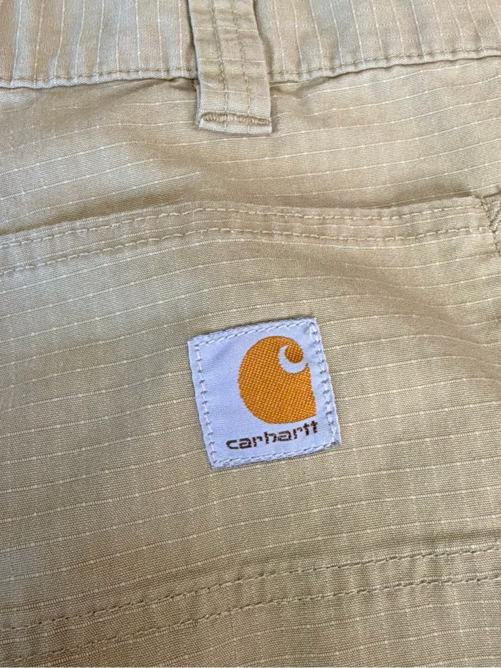 Carhartt Force Mens 32x30 Relaxed Fit Ripstop Cargo Work Pants Tan